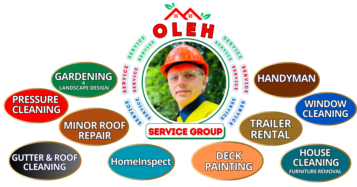 Oleh Services Hobart – Gardening, Landscaping, Gutter & Pressure Cleaning, Handyman & Home Services