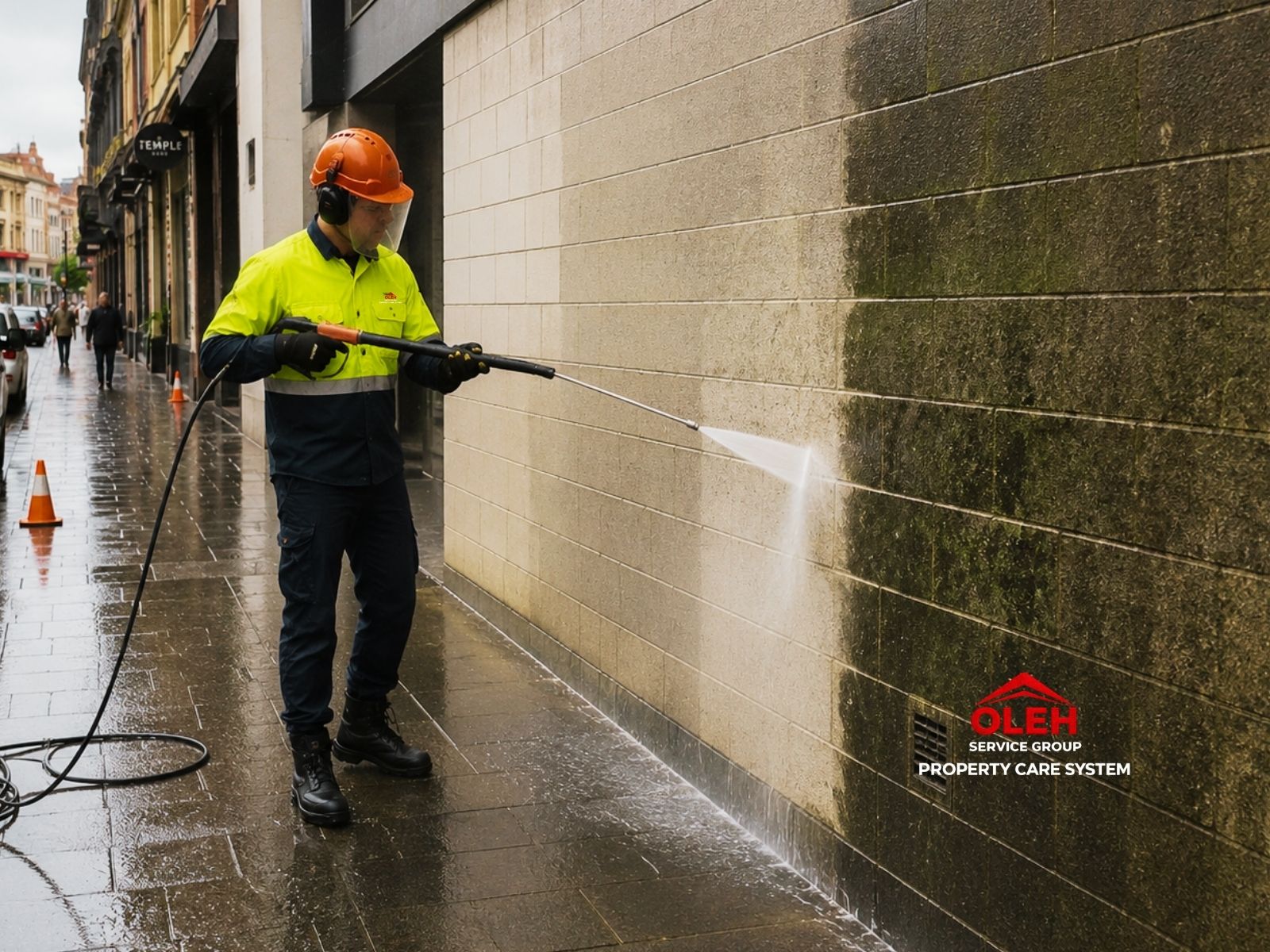 Exterior building and hard-surface washing in Greater Hobart
