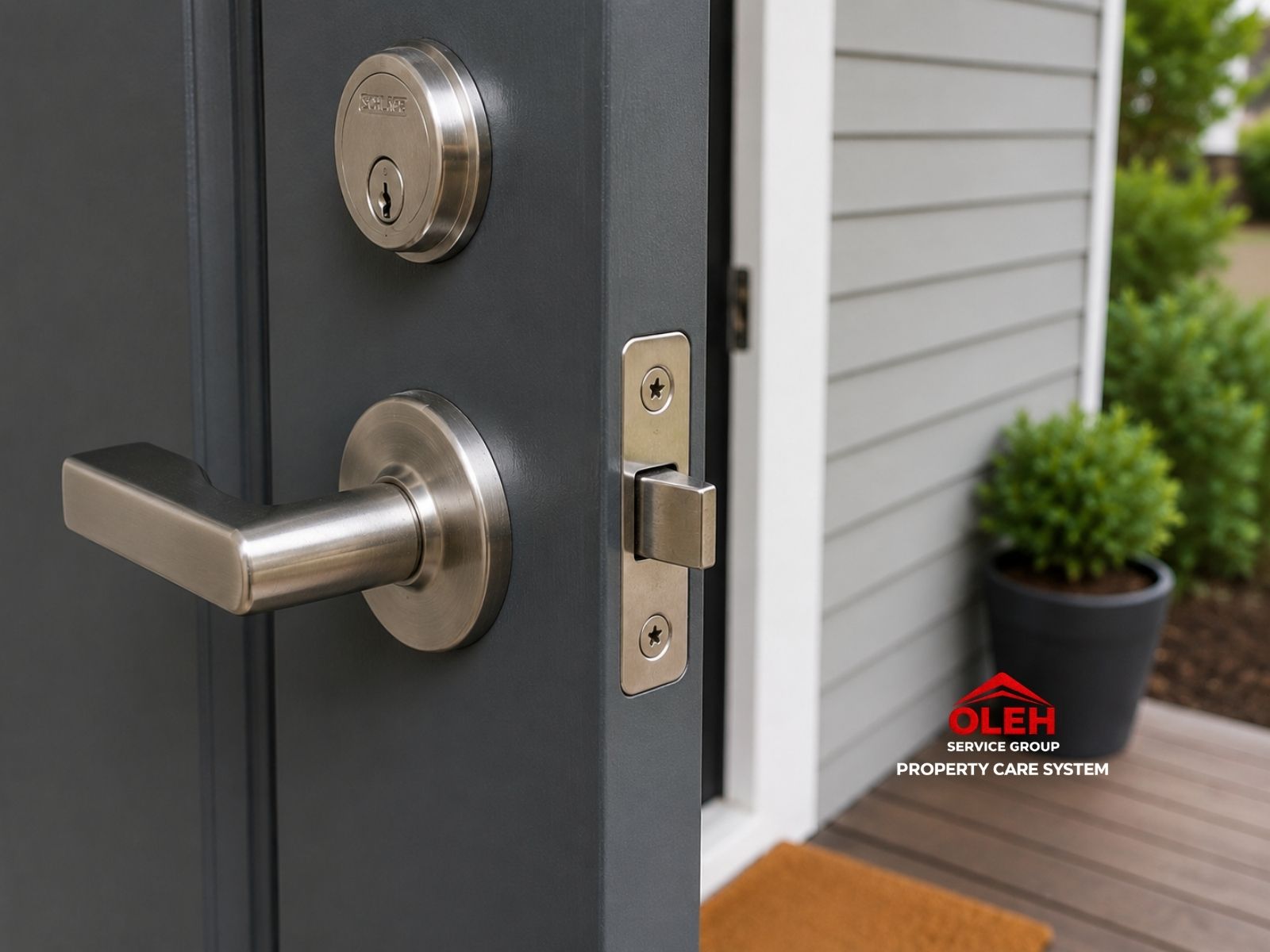 Door lock after repair in Hobart