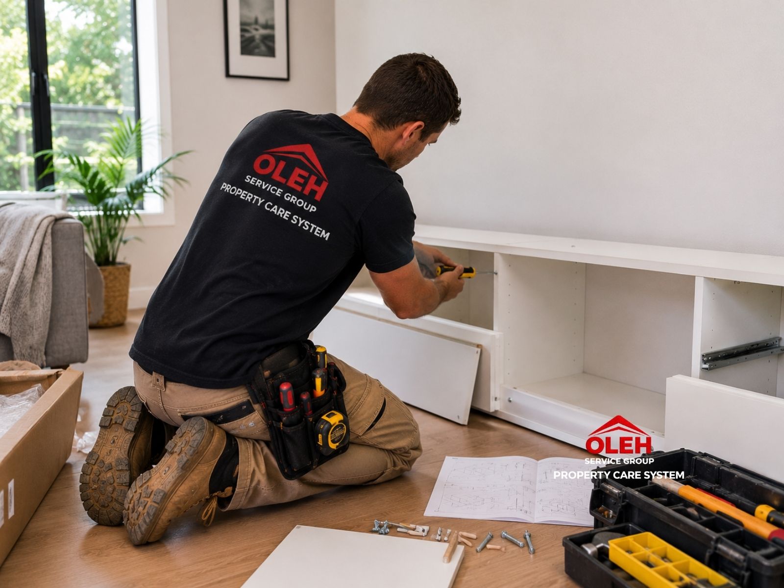 Furniture assembly and small installation handyman service in Hobart