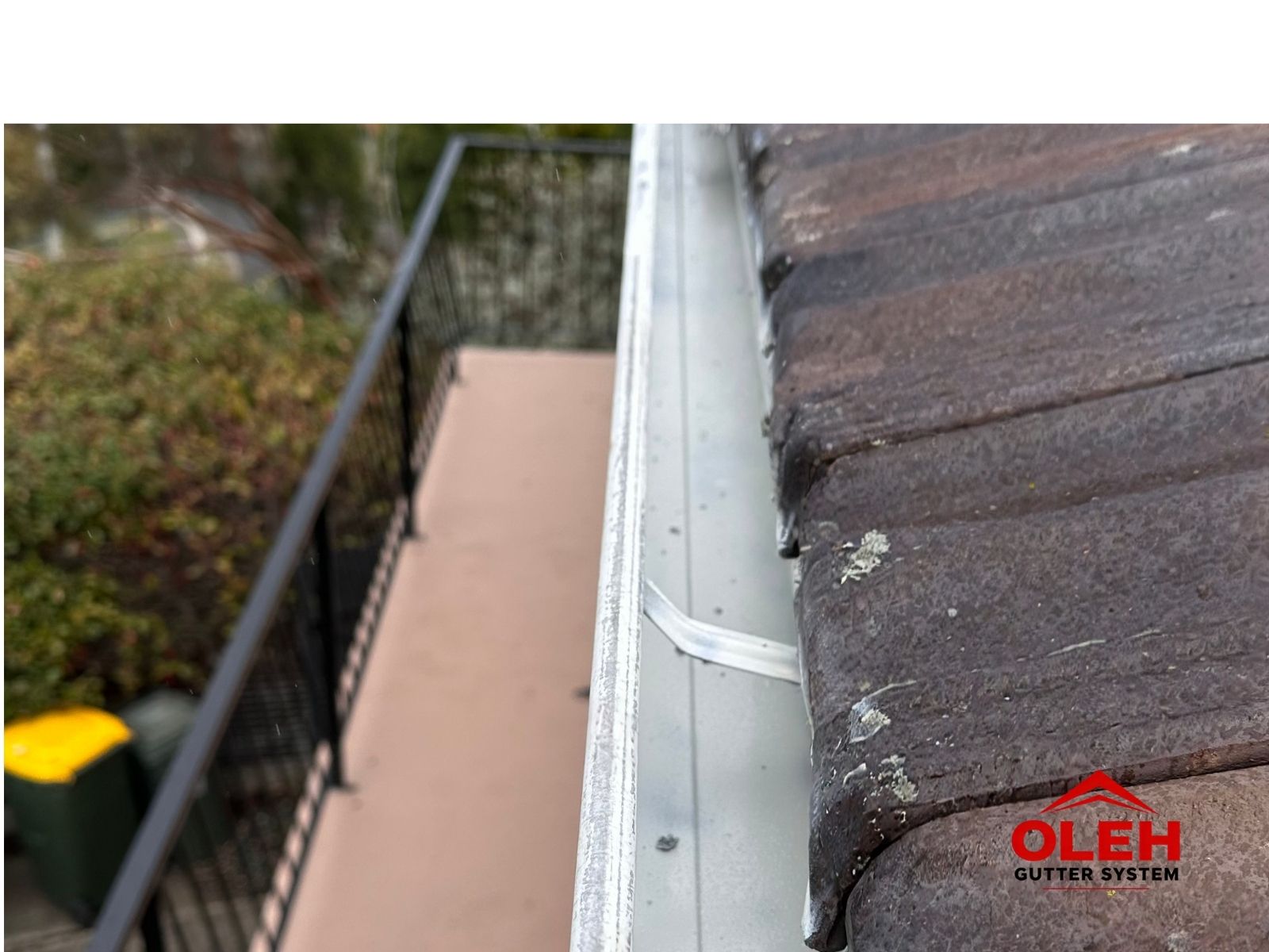 Gutter and roof junction water damage repair in Hobart Tasmania