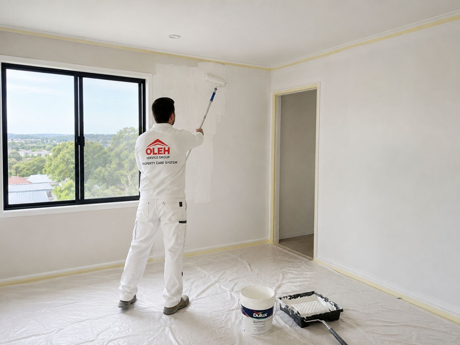 Interior painting and paint touch-up service in Hobart and Kingston