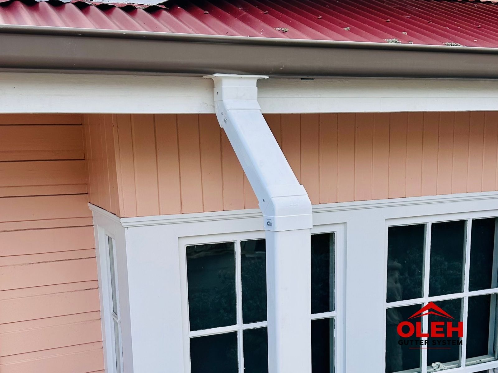 New downpipe installation and gutter drainage repair in Hobart