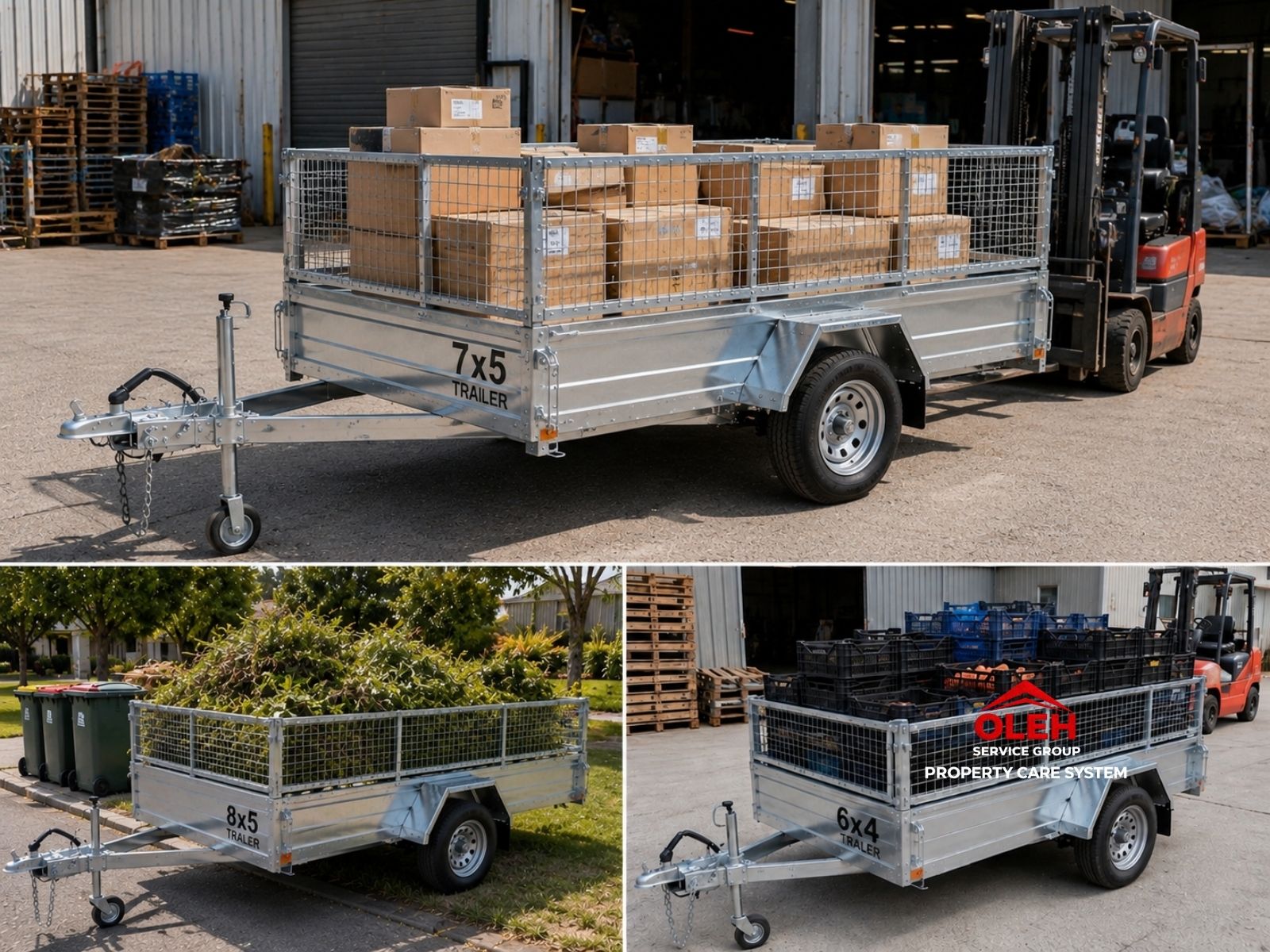 Oleh Service Group trailer transport and removal service Hobart Kingston