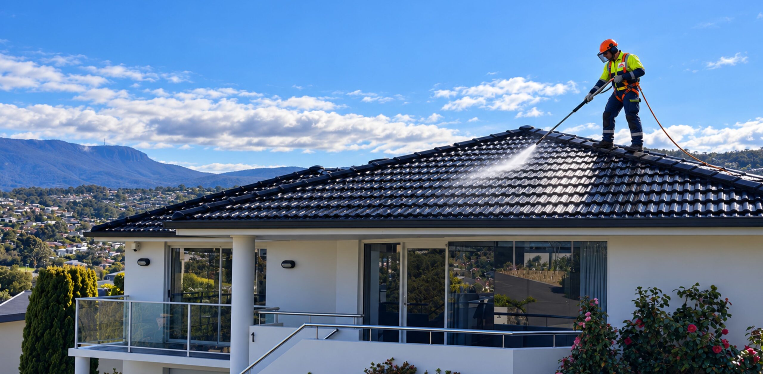 Roof cleaning and washing for Sandy Bay, Taroona and Tolmans Hill